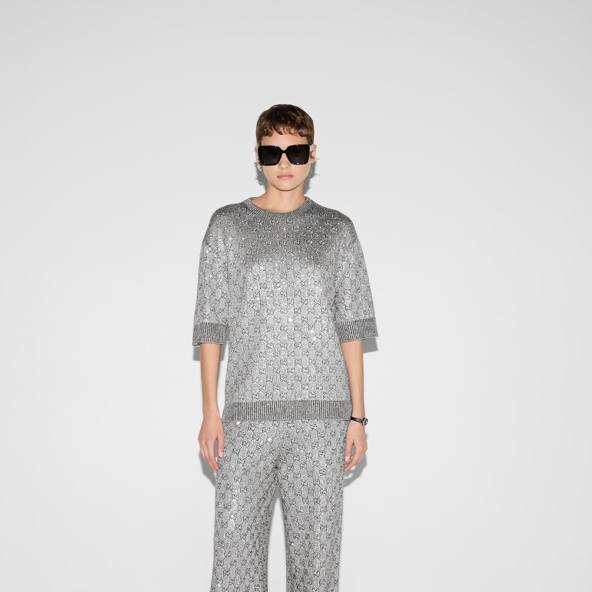 Embroidered wool and cashmere top - 3