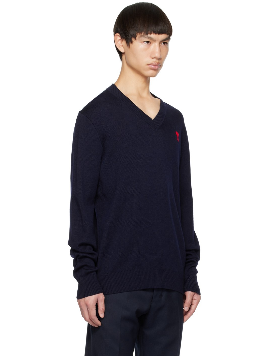 Navy Ami De Cœur Sweater - 2