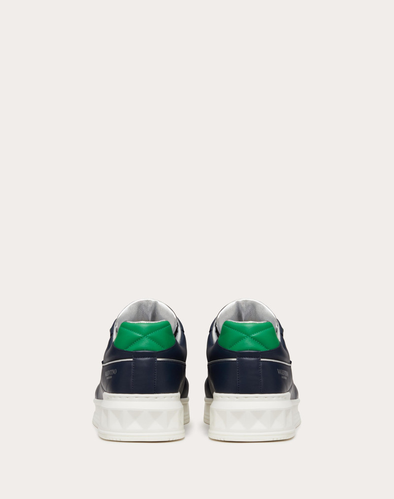 ONE STUD NAPPA LEATHER LOW-TOP SNEAKER 3
