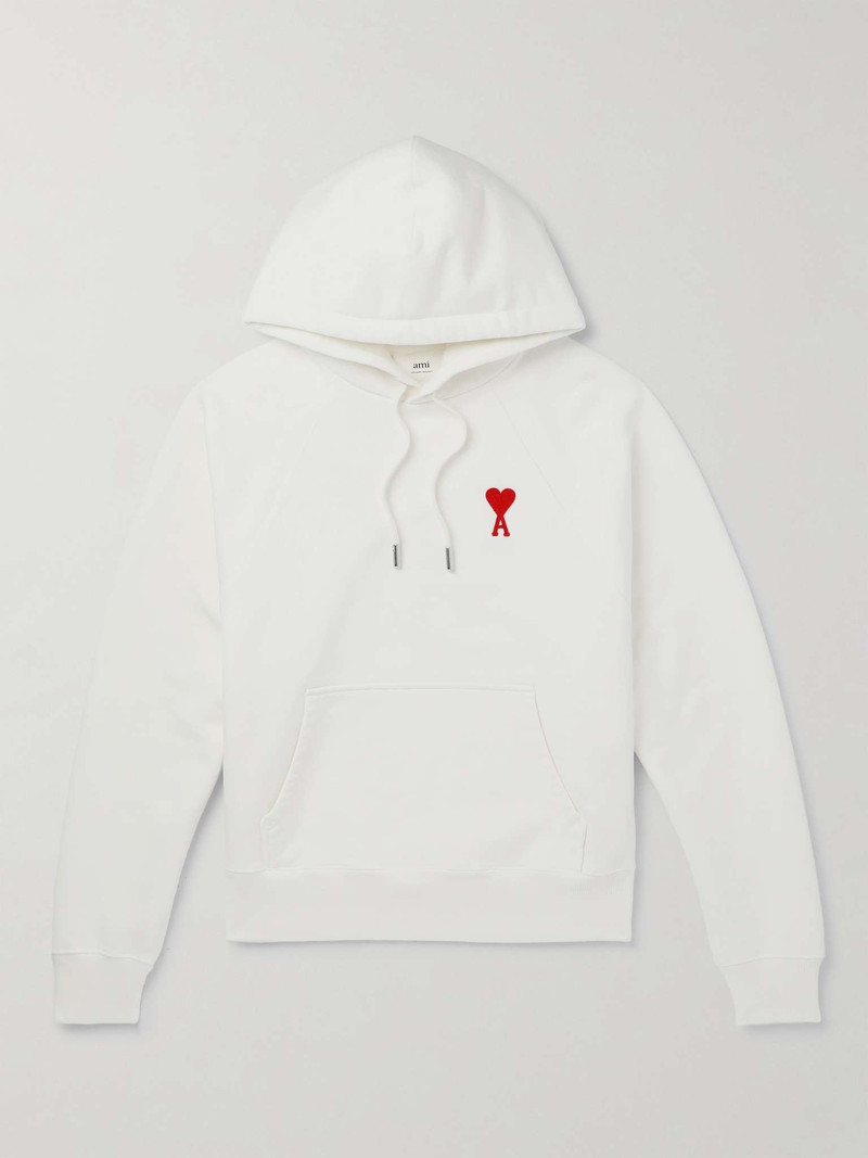 Logo-Embroidered Cotton-Blend Jersey Hoodie - 1