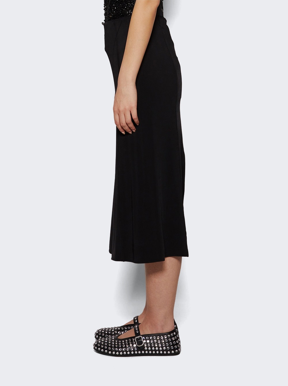 Jupe Midi Lenght Skirt Black - 3