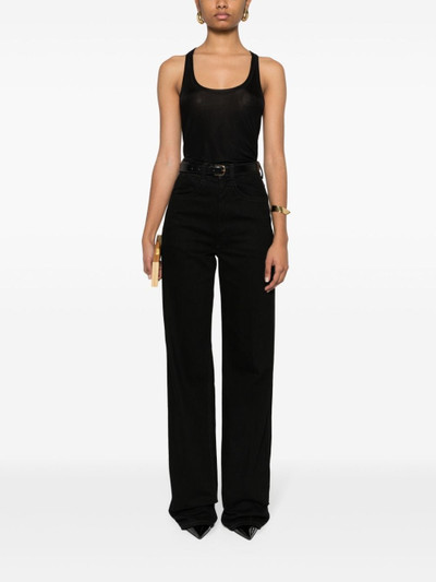 TOM FORD ribbed-knit racerback top outlook