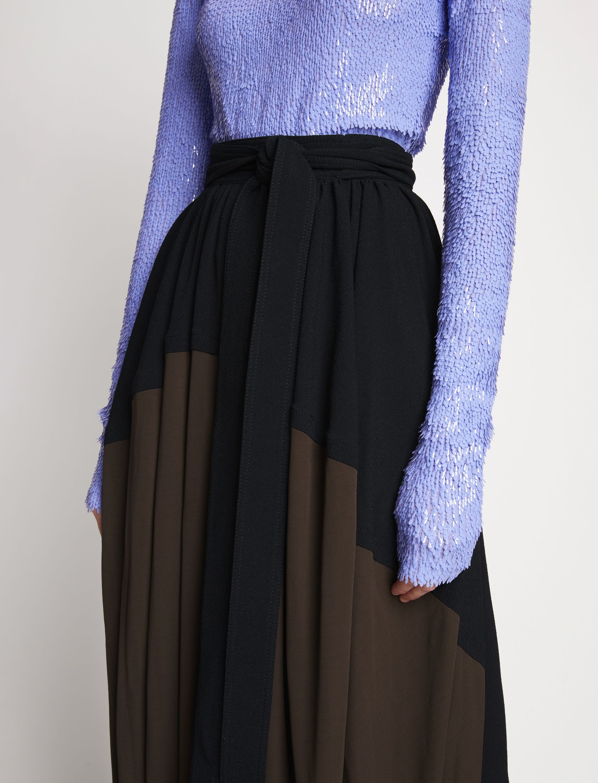 Crepe Jersey Skirt - 5