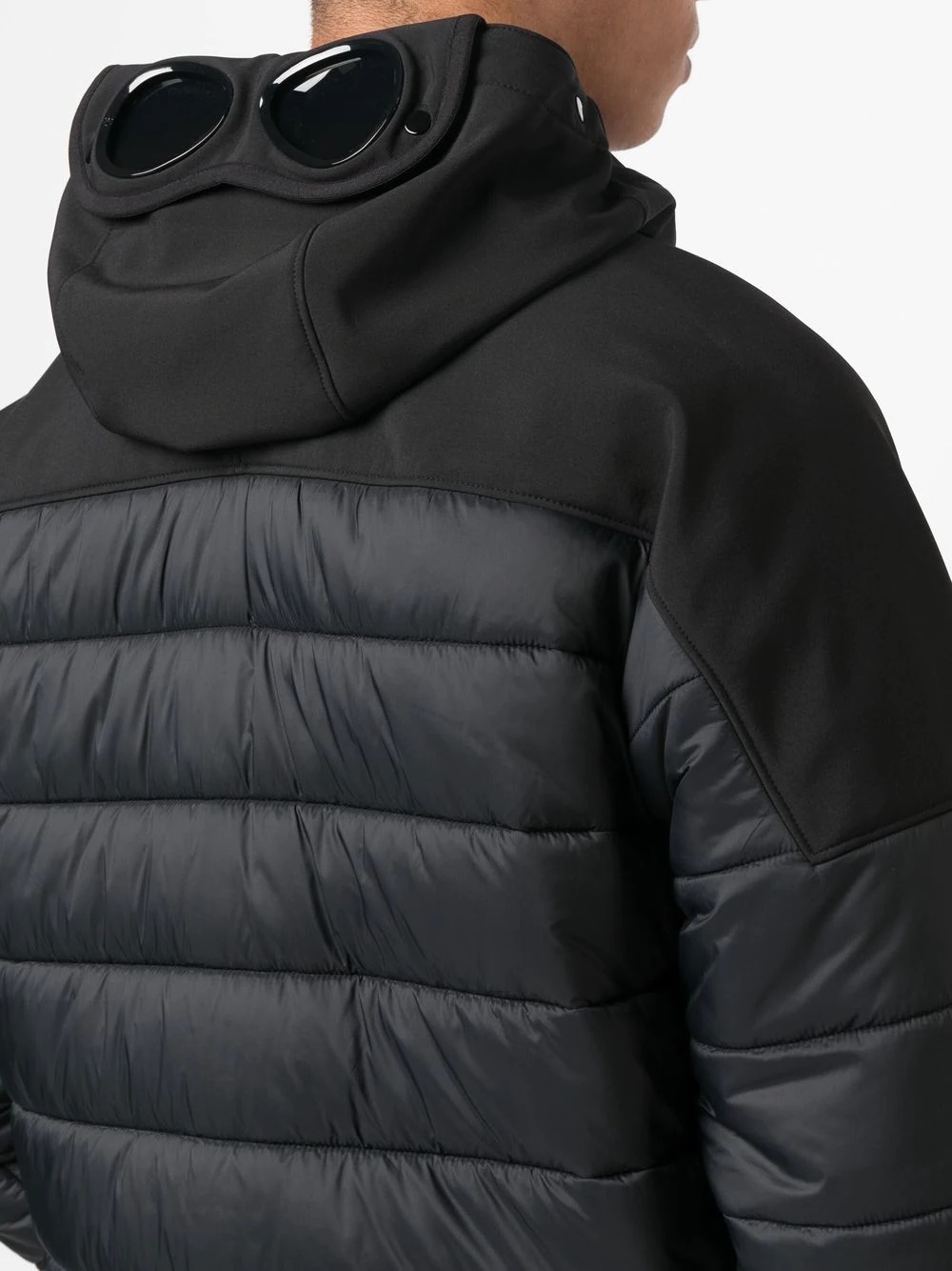 goggle-detail hooded jacket - 5