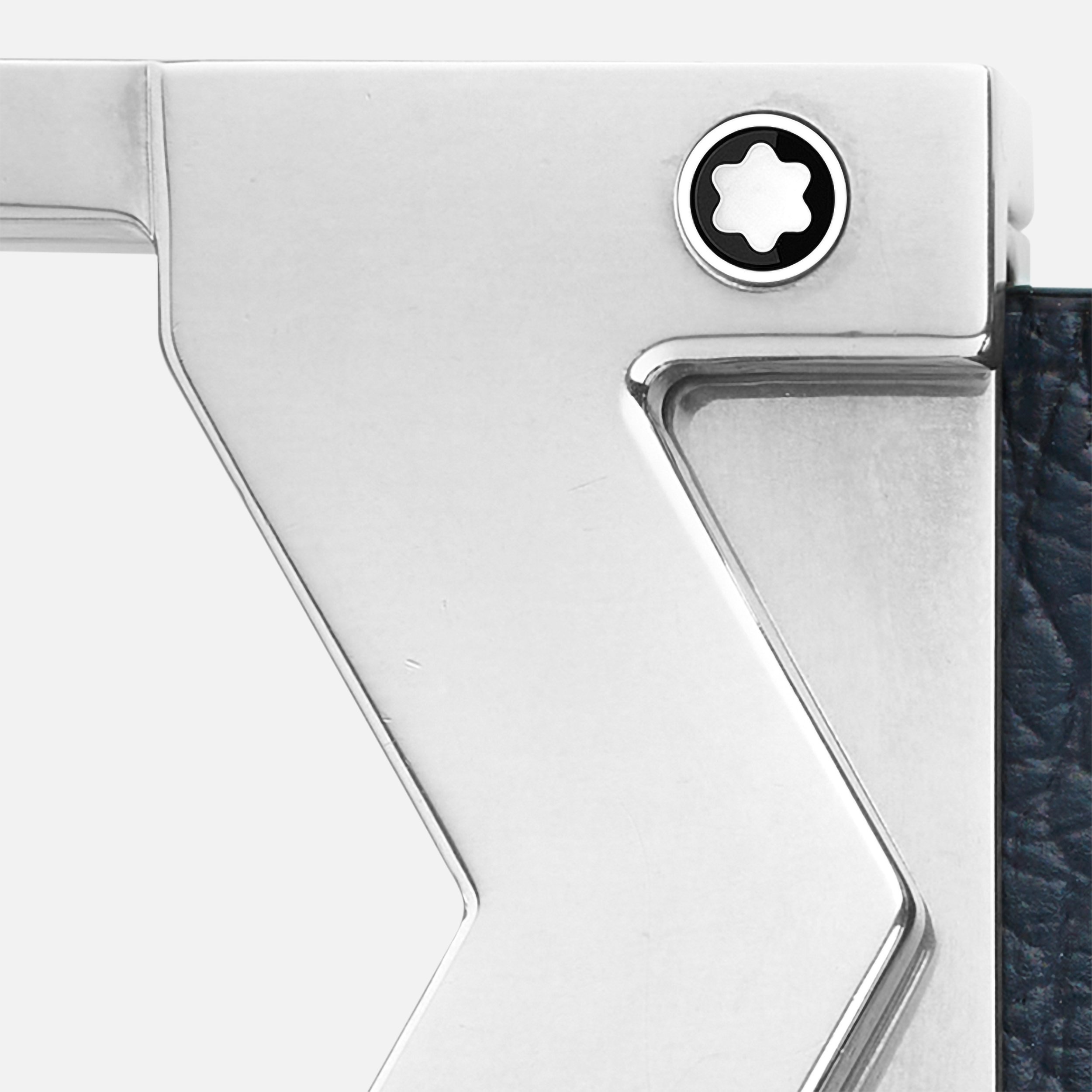 M buckle sfumato blue 35 mm leather belt - 3