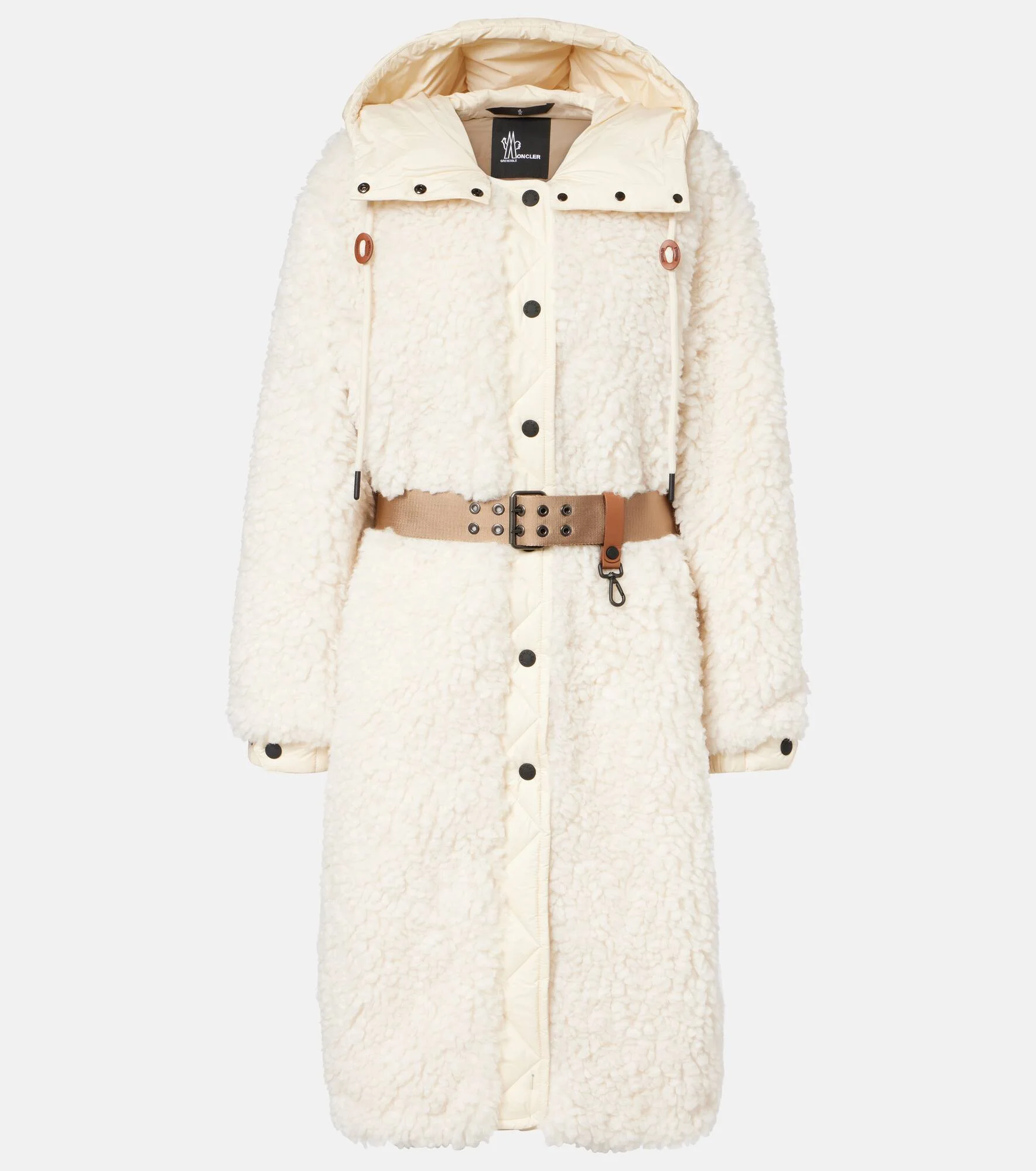 Blavet hooded teddy down coat - 1