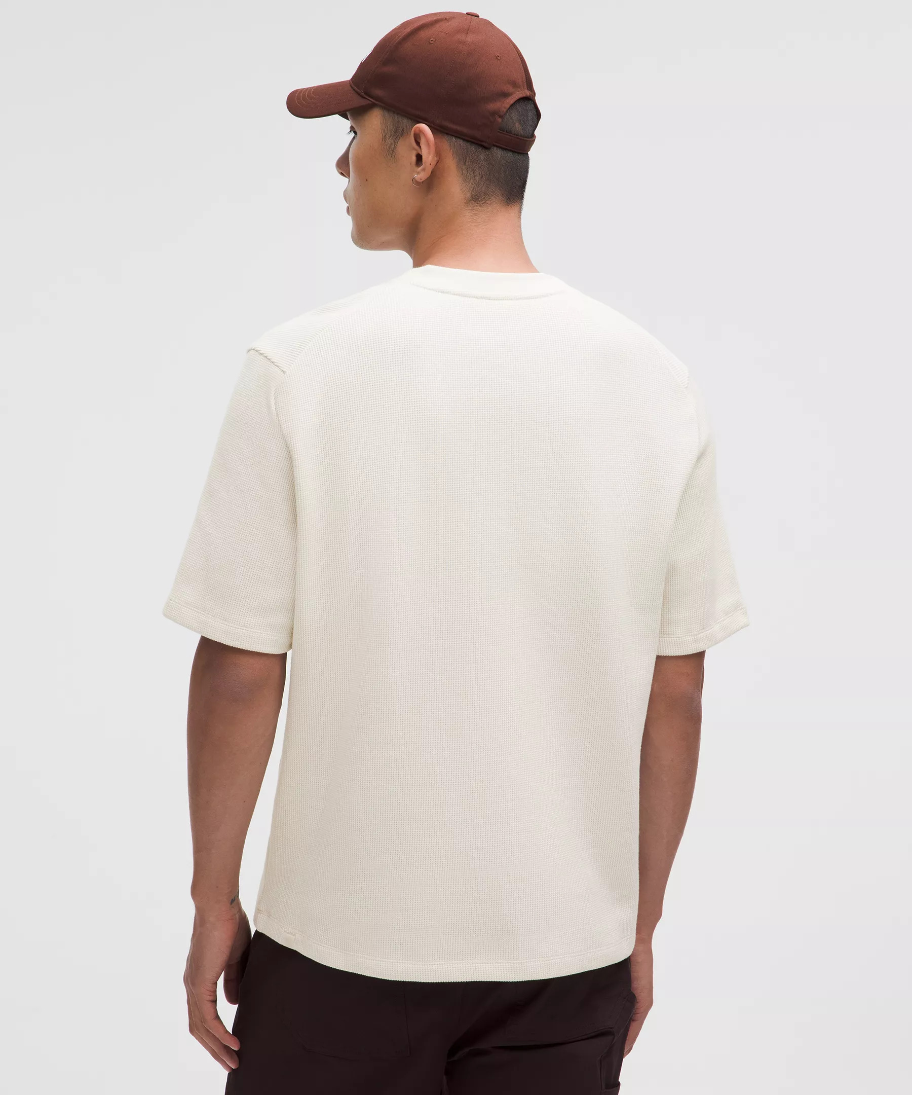 Cotton-Blend Waffle Knit Short-Sleeve Shirt - 3