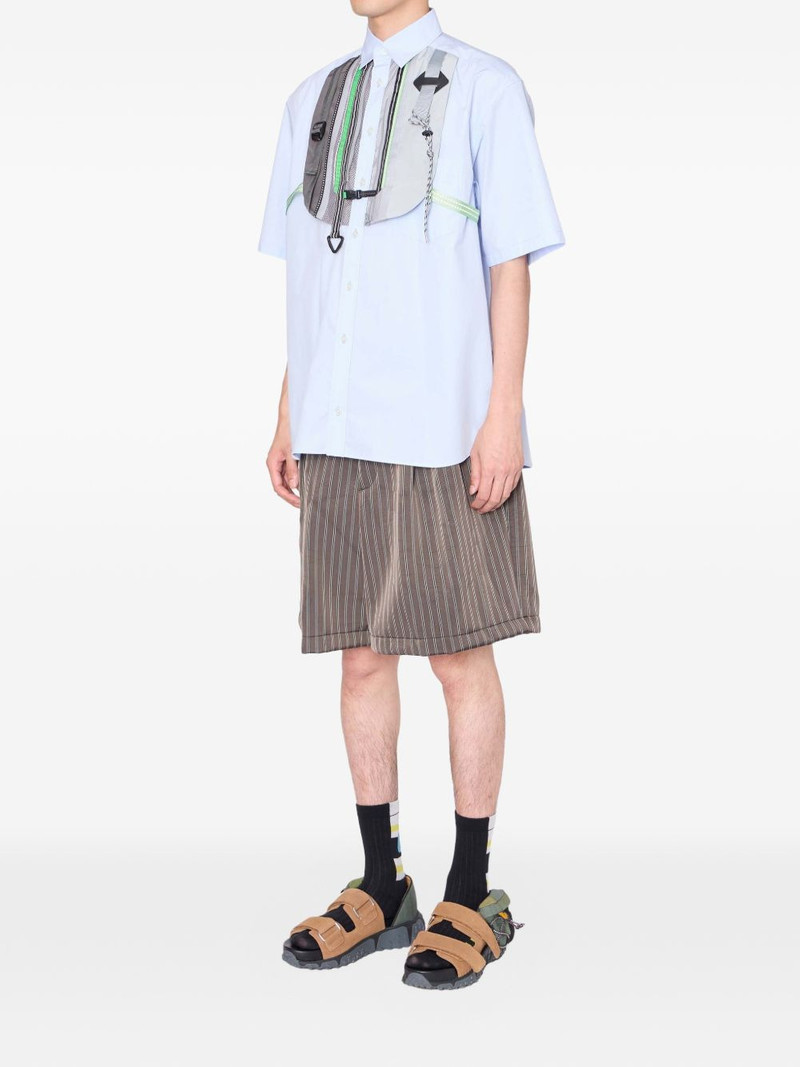 Kolor bib short-sleeve shirt outlook