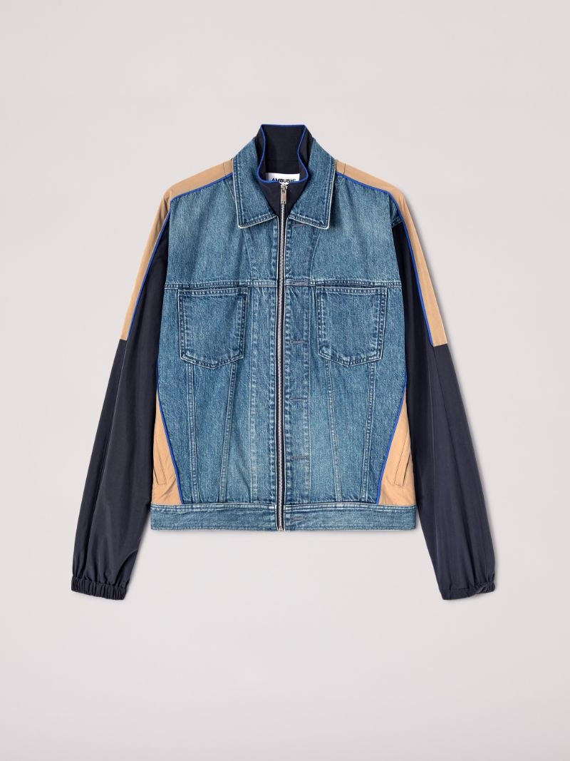 Denim Nylon Jacket 1