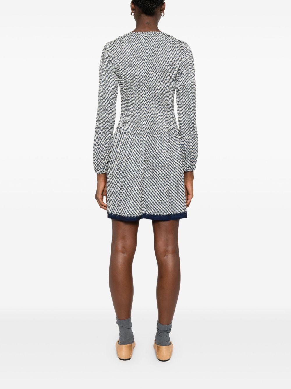 printed mini dress - 4