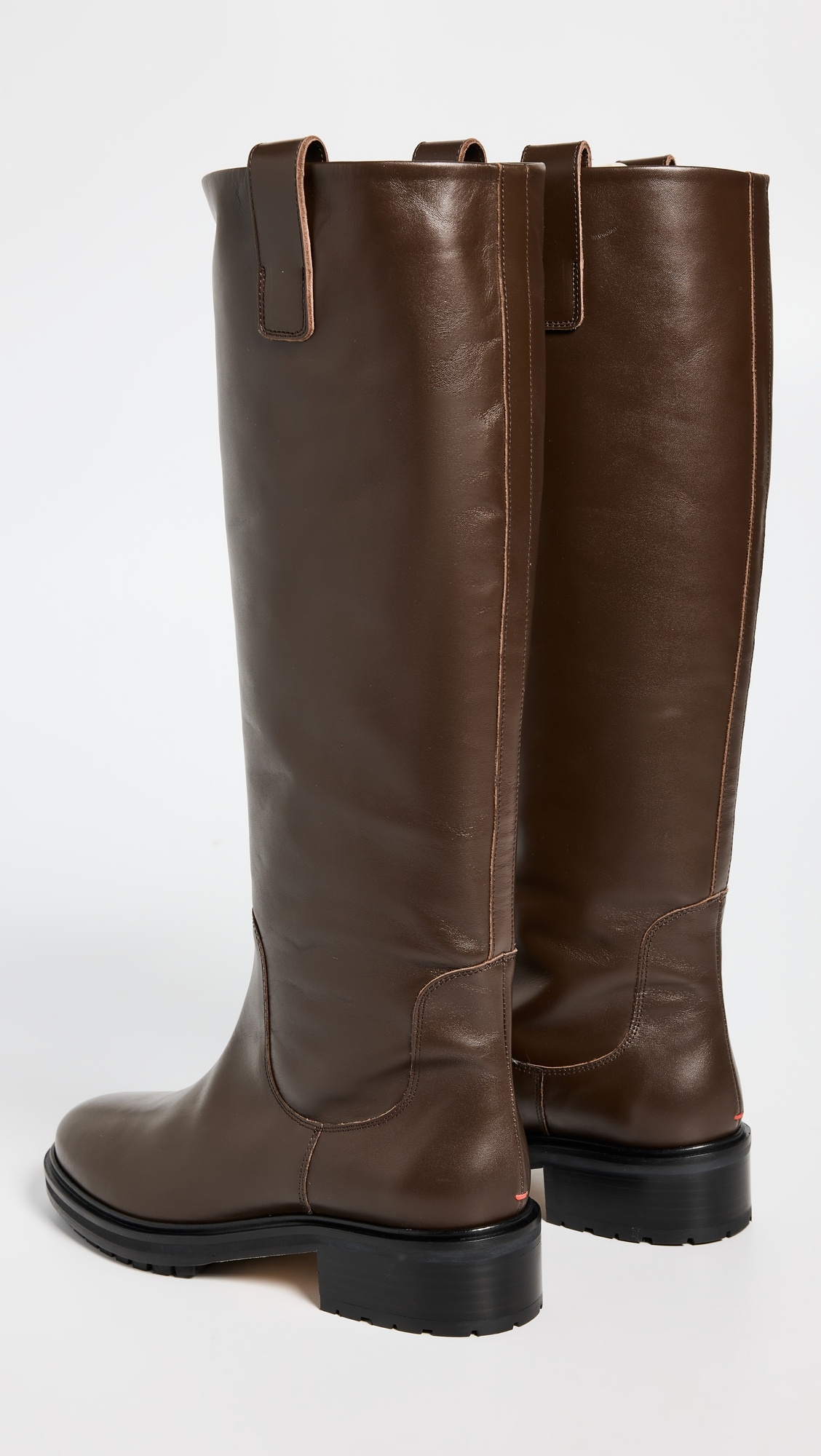 Henry Calf Leather Moka Riding Boots - 3