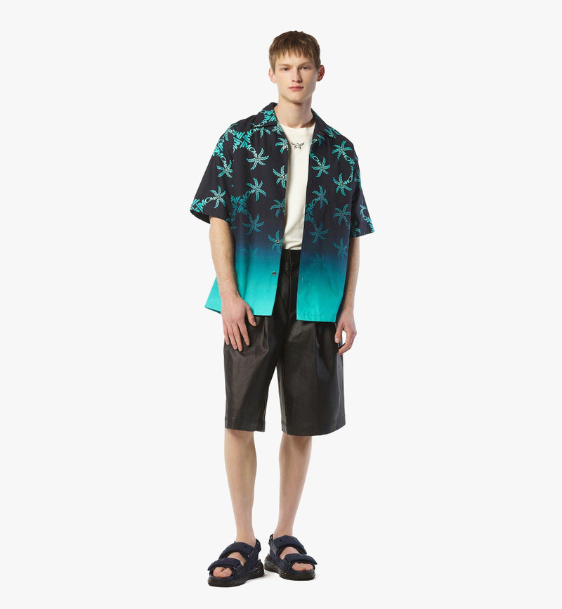 MCM Palm Monogram Print Shirt outlook