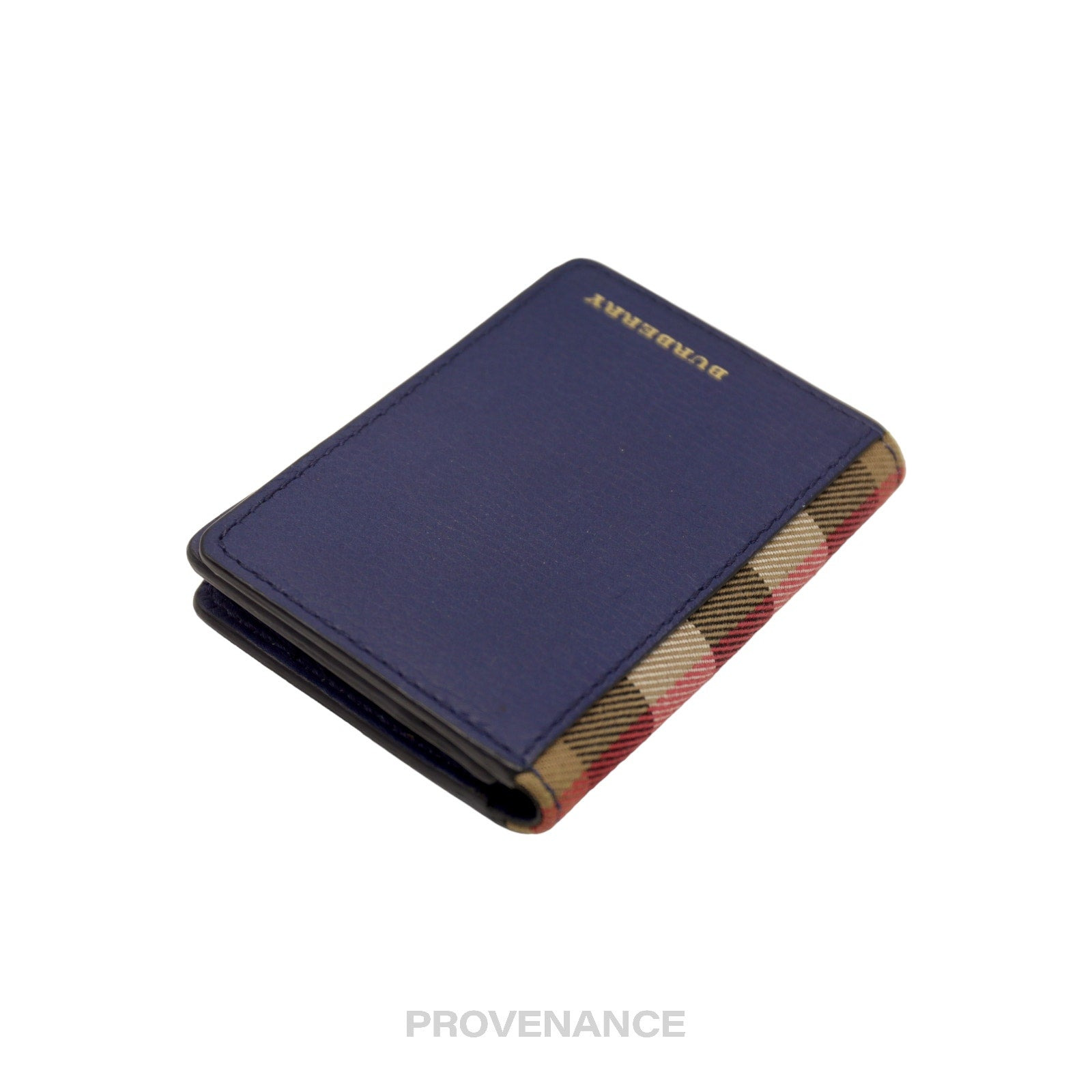 Burberry Pocket Organizer Wallet - Blue with Nova Check - 4