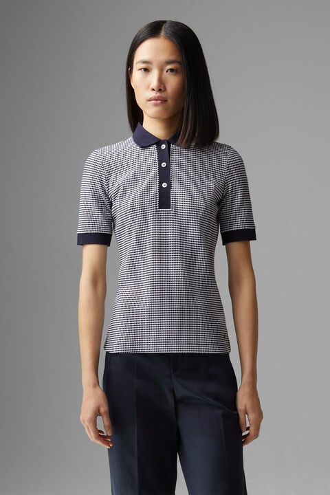 Wendy Polo shirt in Navy blue/Off-white - 2