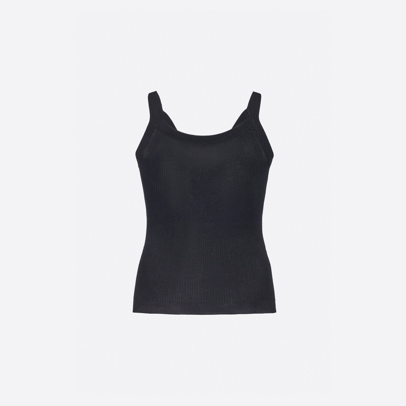 Alessandra Rich SILK TANKTOP WITH PENDANT outlook