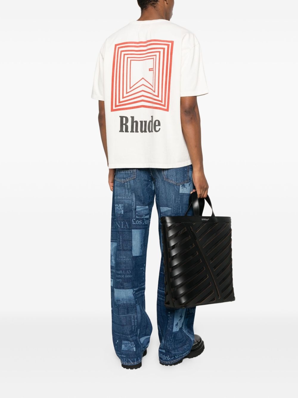 logo-print T-shirt - 2