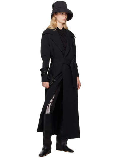 Yohji Yamamoto Black R-Basic Coat outlook