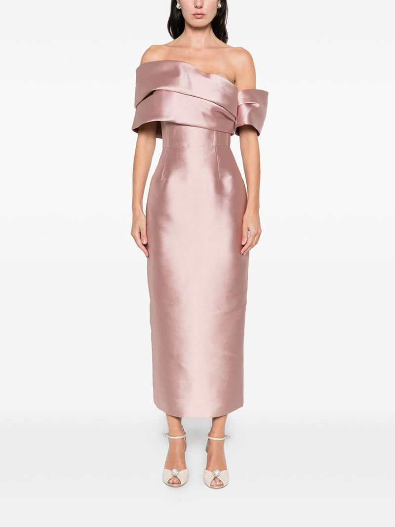 SOLACE LONDON off-shoulder dress outlook