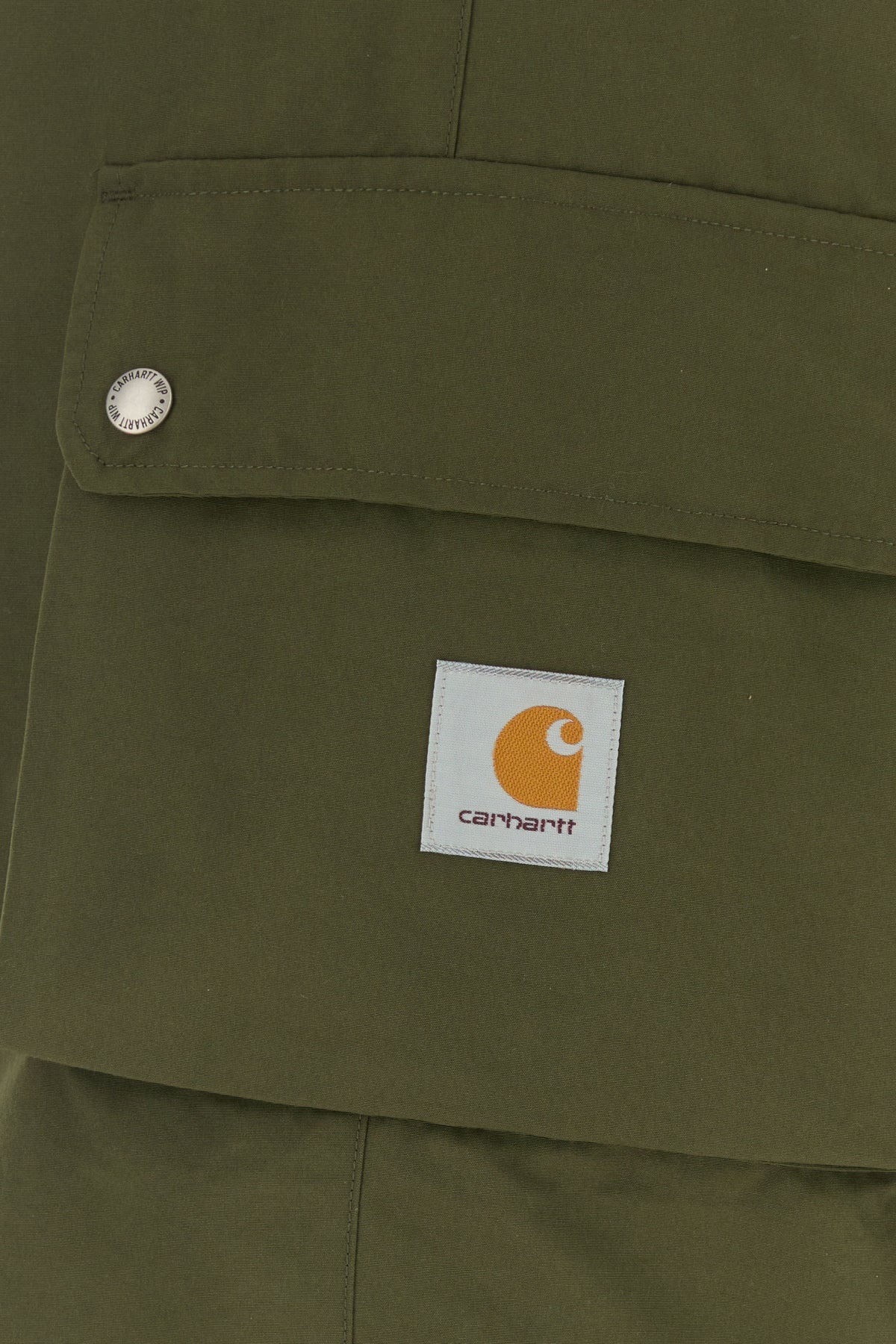 Army green polyester Irwin Pant - 3