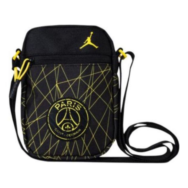 Air Jordan x Paris Saint-Germain Festival Bag 'Black Yellow' FJ9735-010 - 1