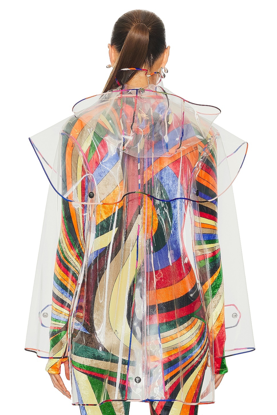 Transparent Polyurethane Raincoat - 3