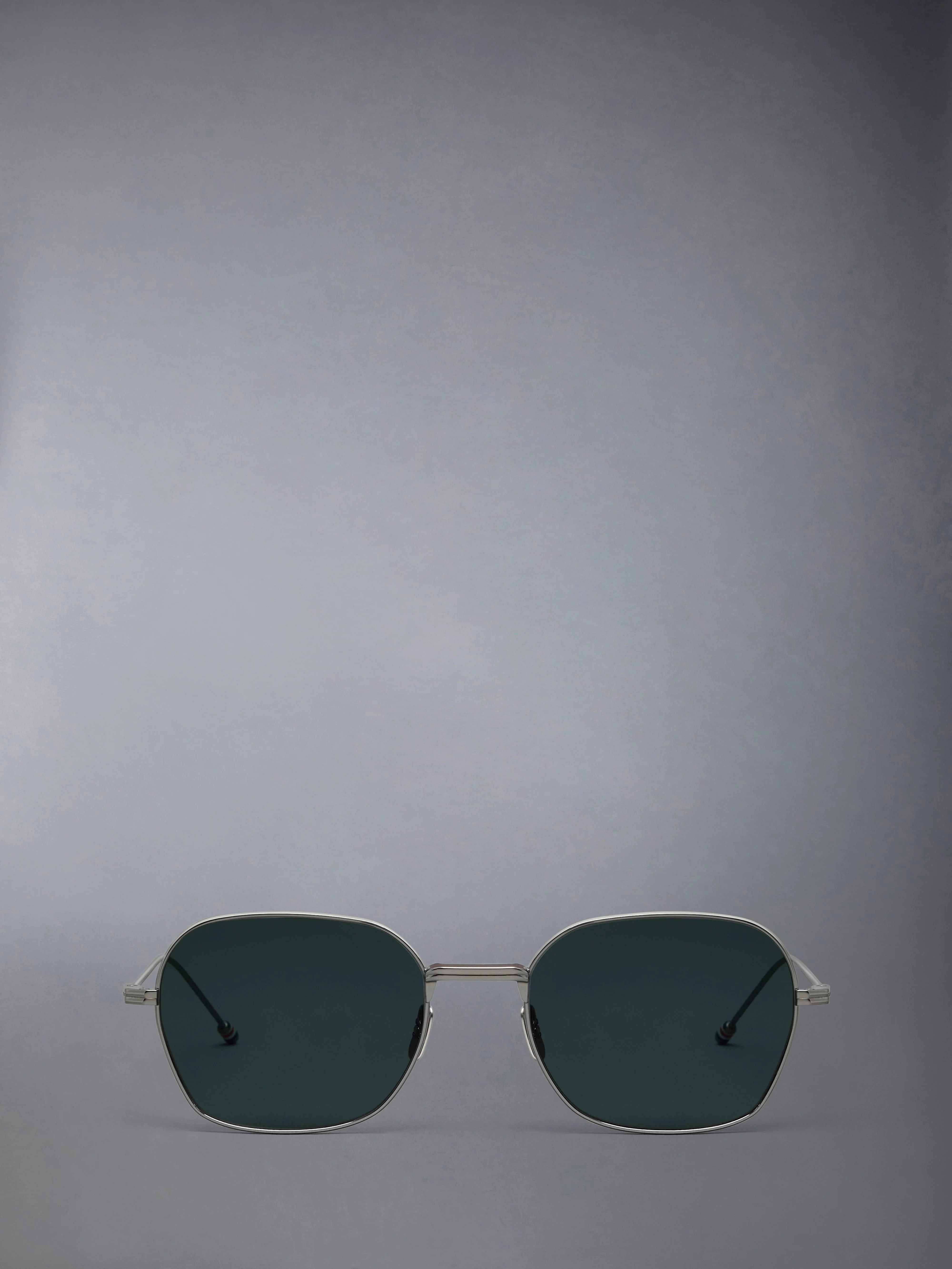 TITANIUM RECTANGULAR SUNGLASSES - 1