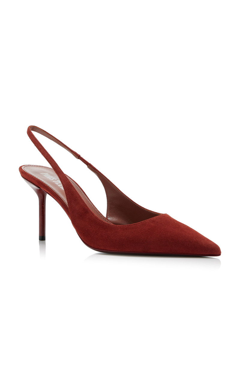 Lidia Patent Leather Slingback Pumps brown 4