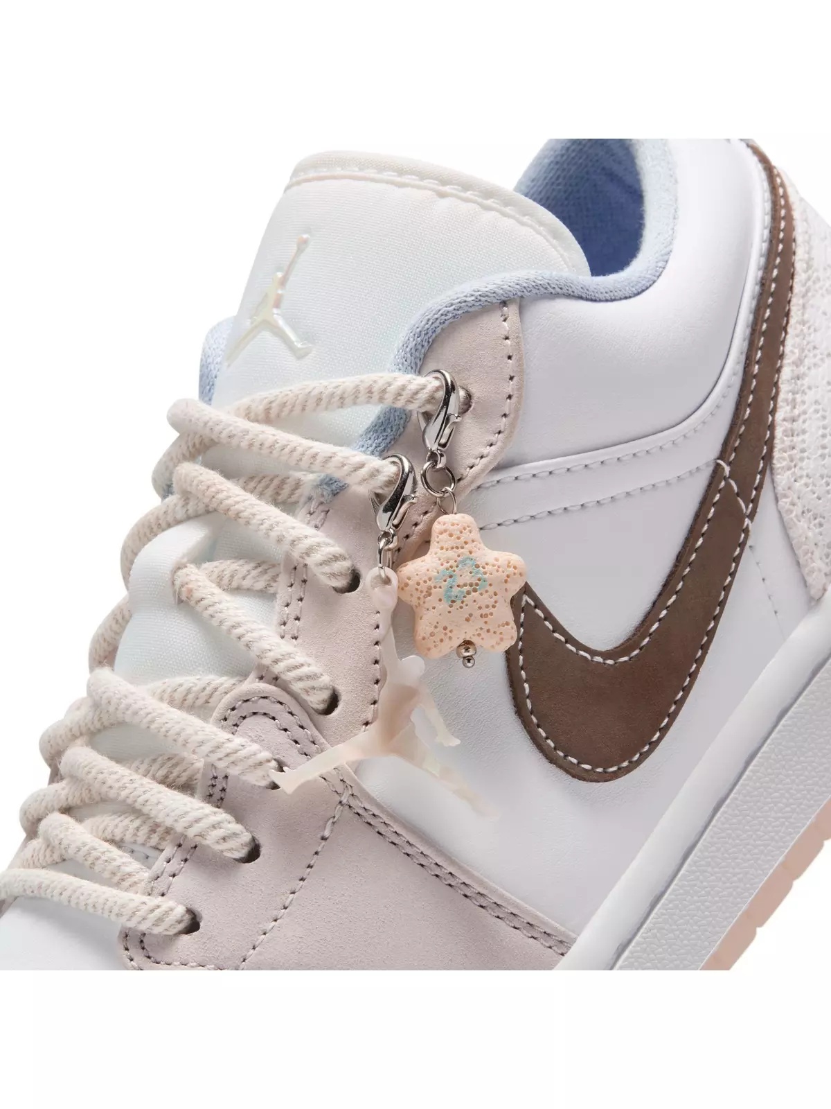 1 Low "White/Ironstone/Light Soft Pink" Women's Shoe - 11