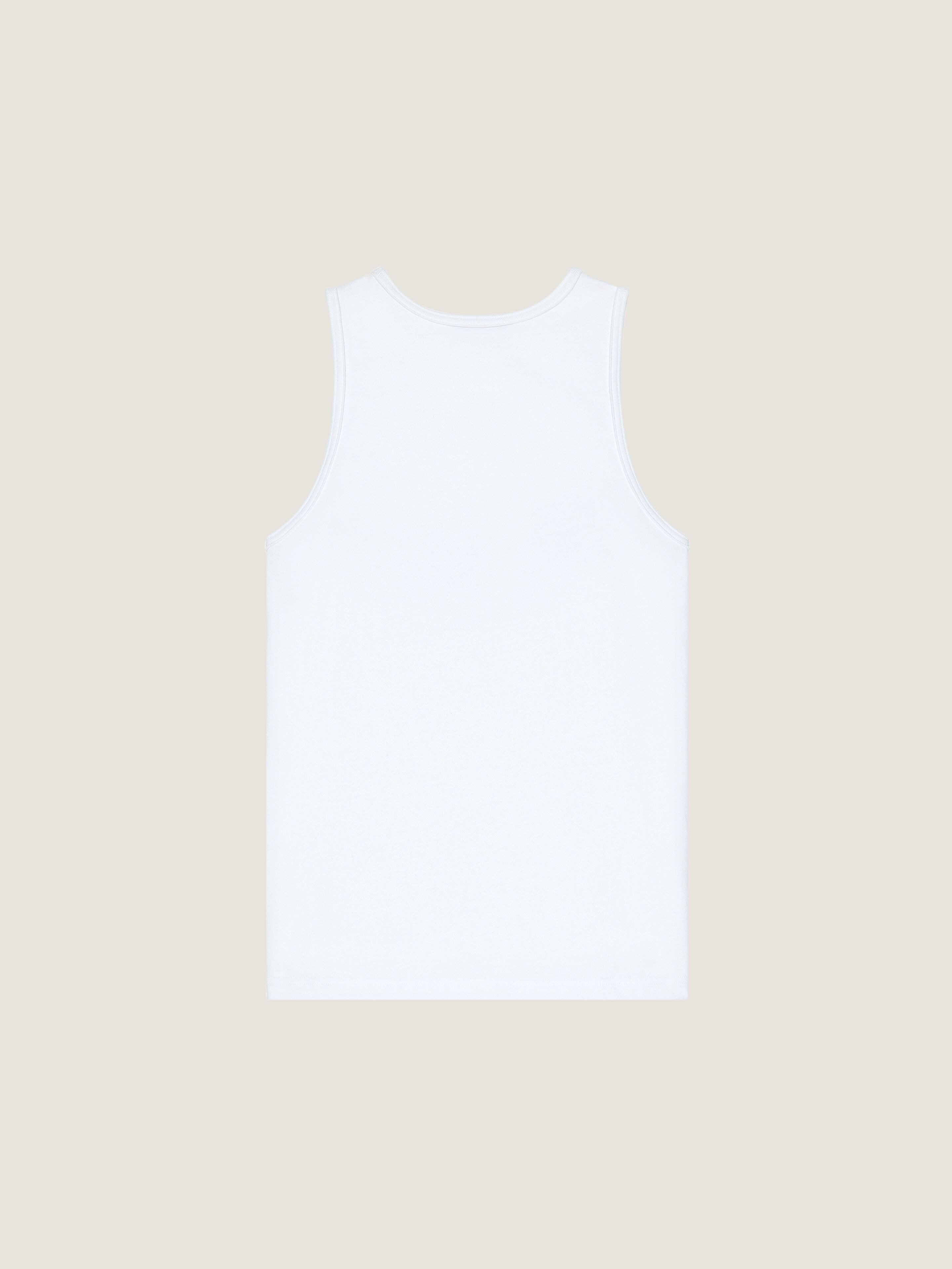 TANK TOP IN COTTON WITH GIVENCHY STAMP PRINT - 2