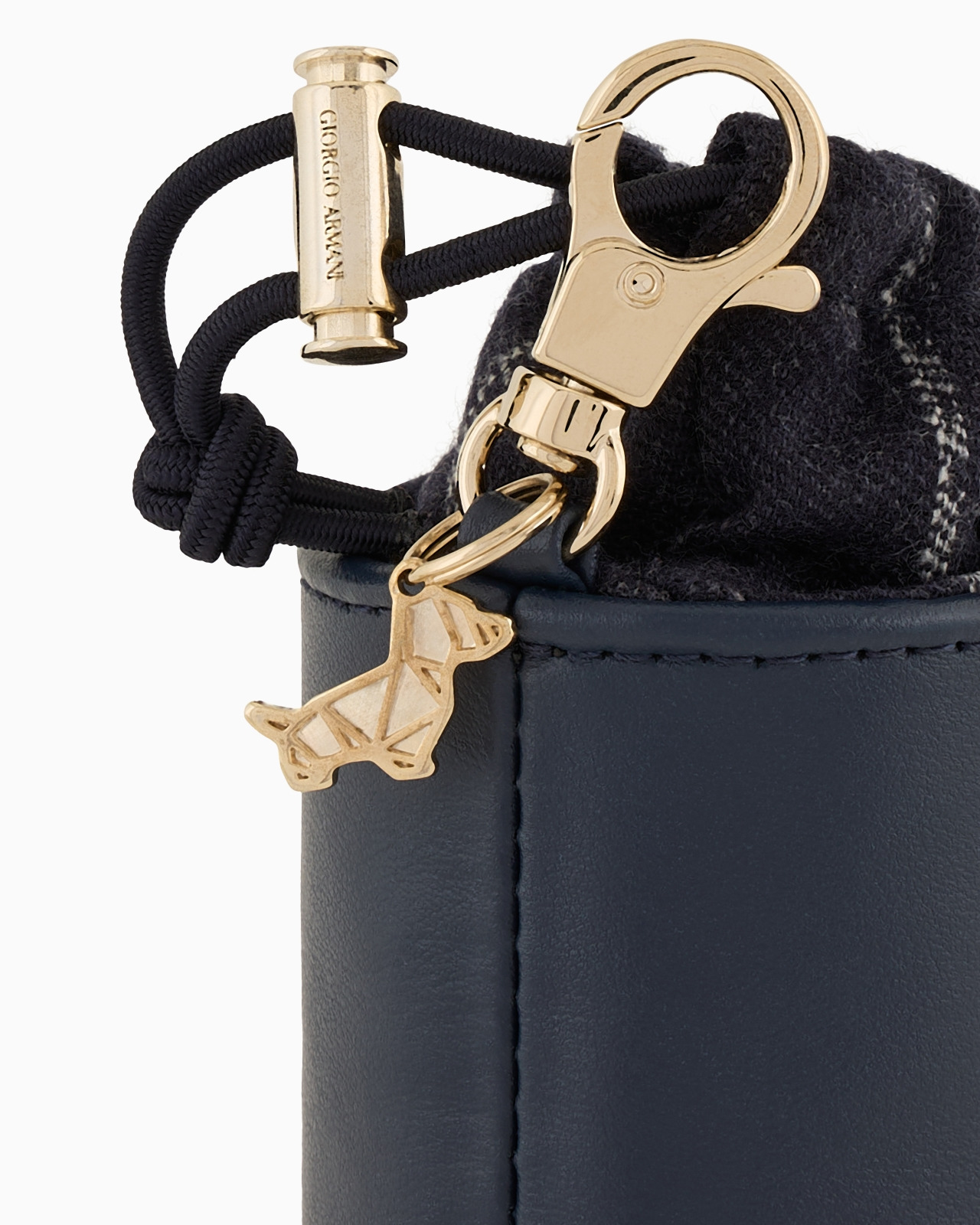 POLDO X GIORGIO ARMANI LEATHER BAG HOLDER - 3