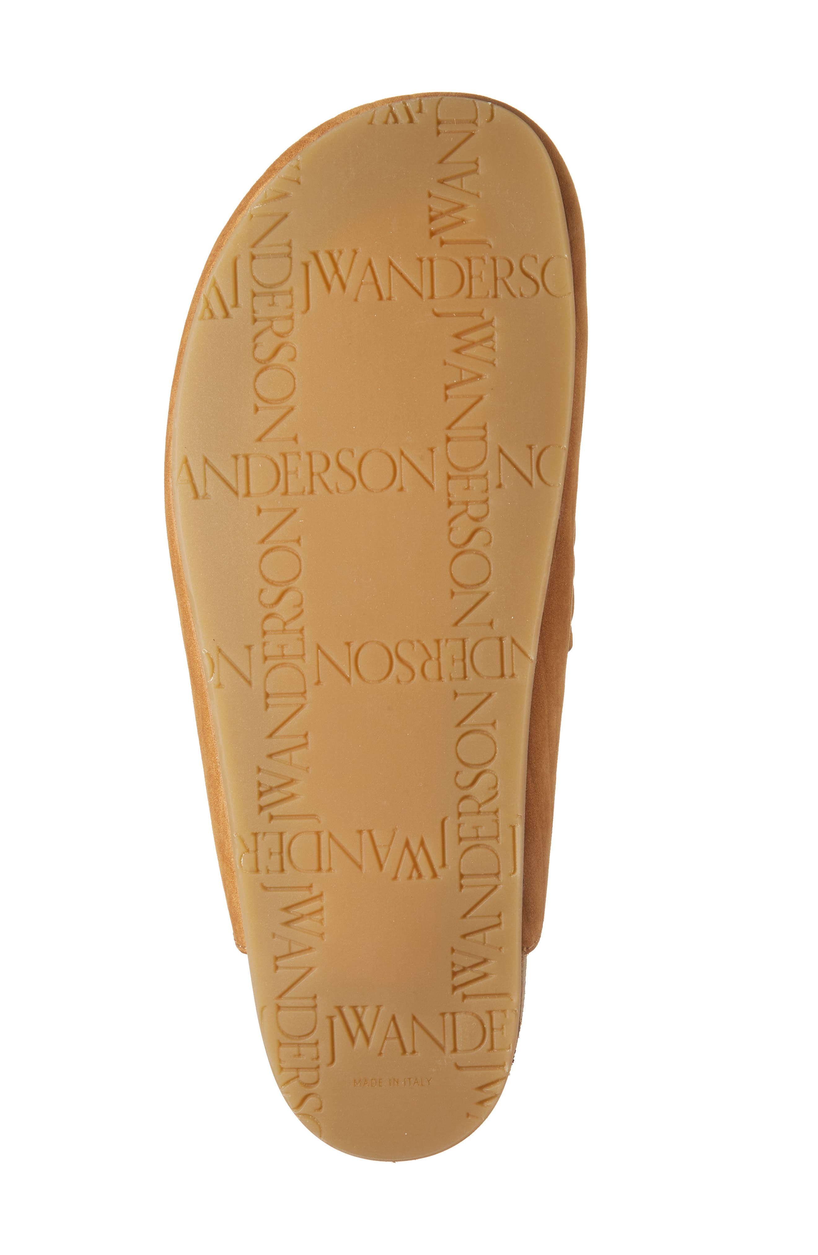 JW Anderson Stitch Penny Loafer Mule in Carmel 604 at Nordstrom - 6