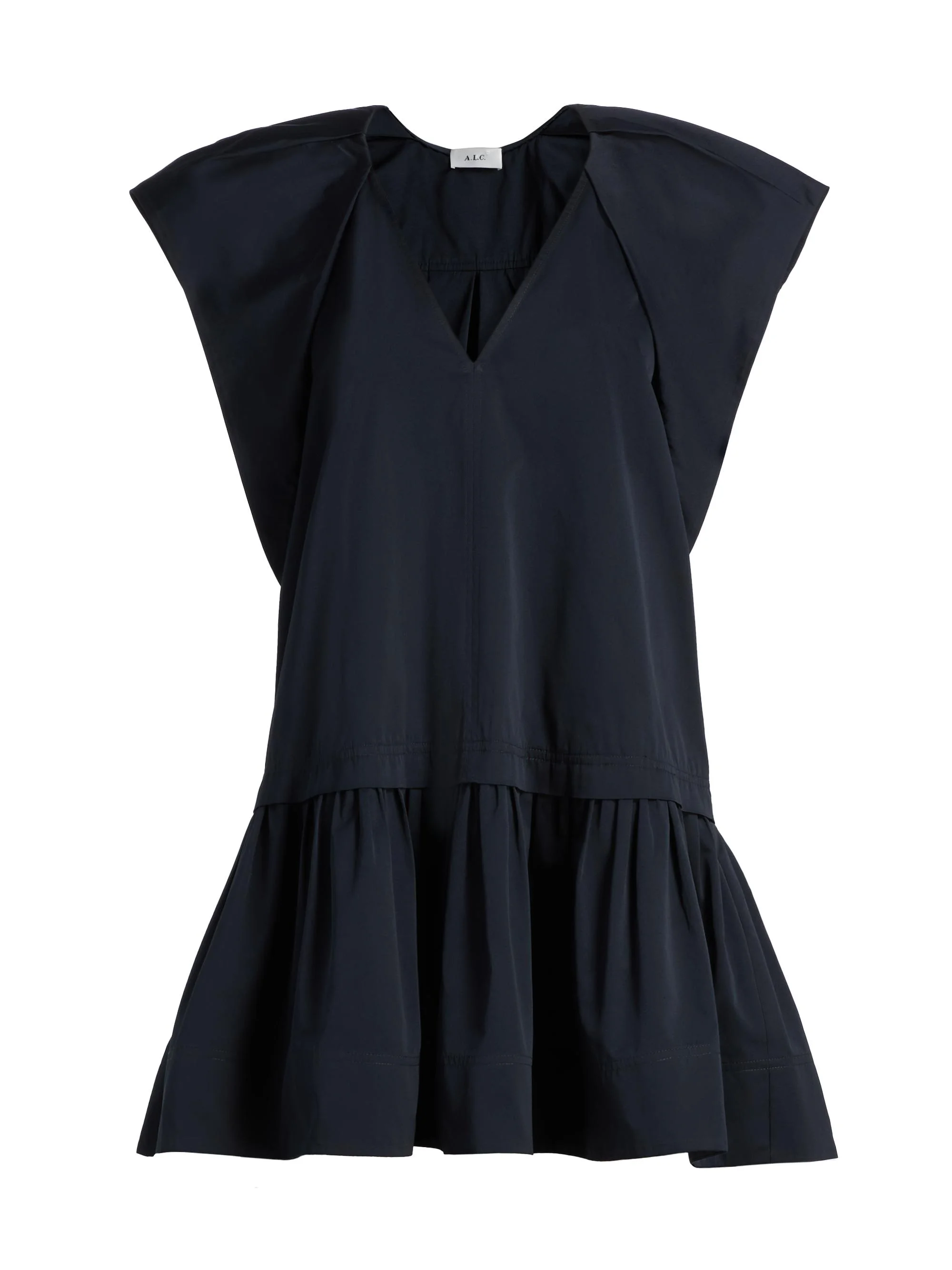 Women's Ember Faille Drop-Waist Minidress - Navy - 1