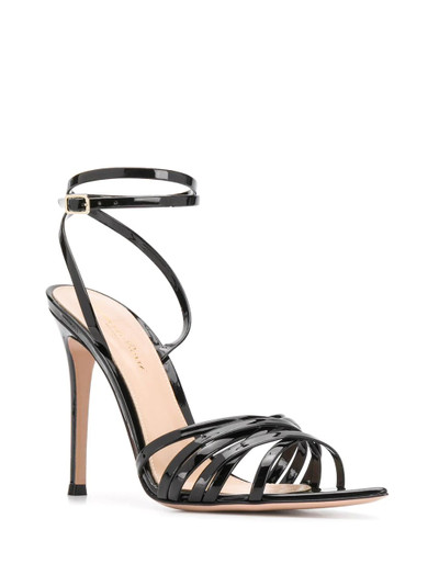 Gianvito Rossi knot-front 105mm sandals outlook