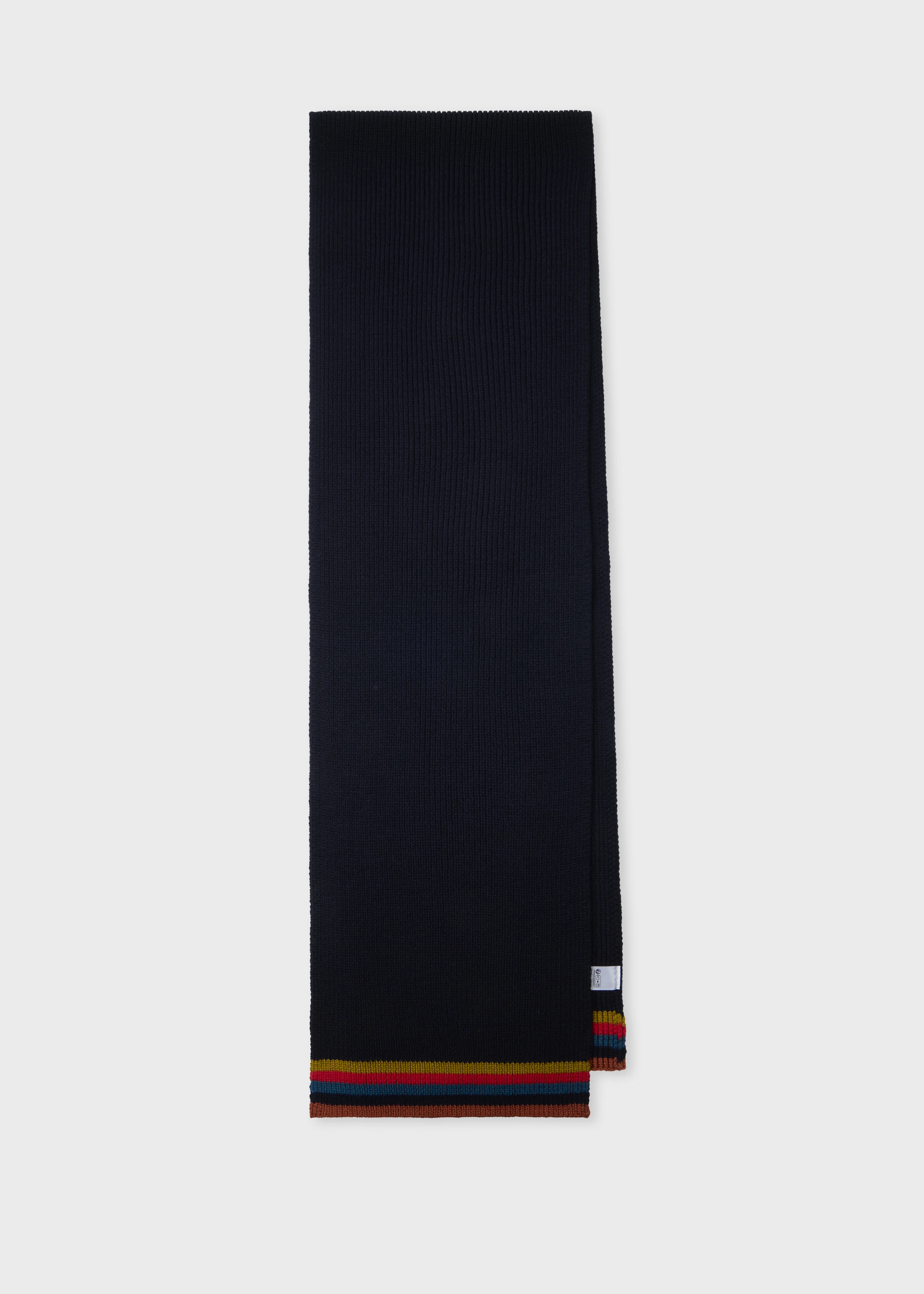 Merino Wool 'Artist Stripe' Scarf - 1