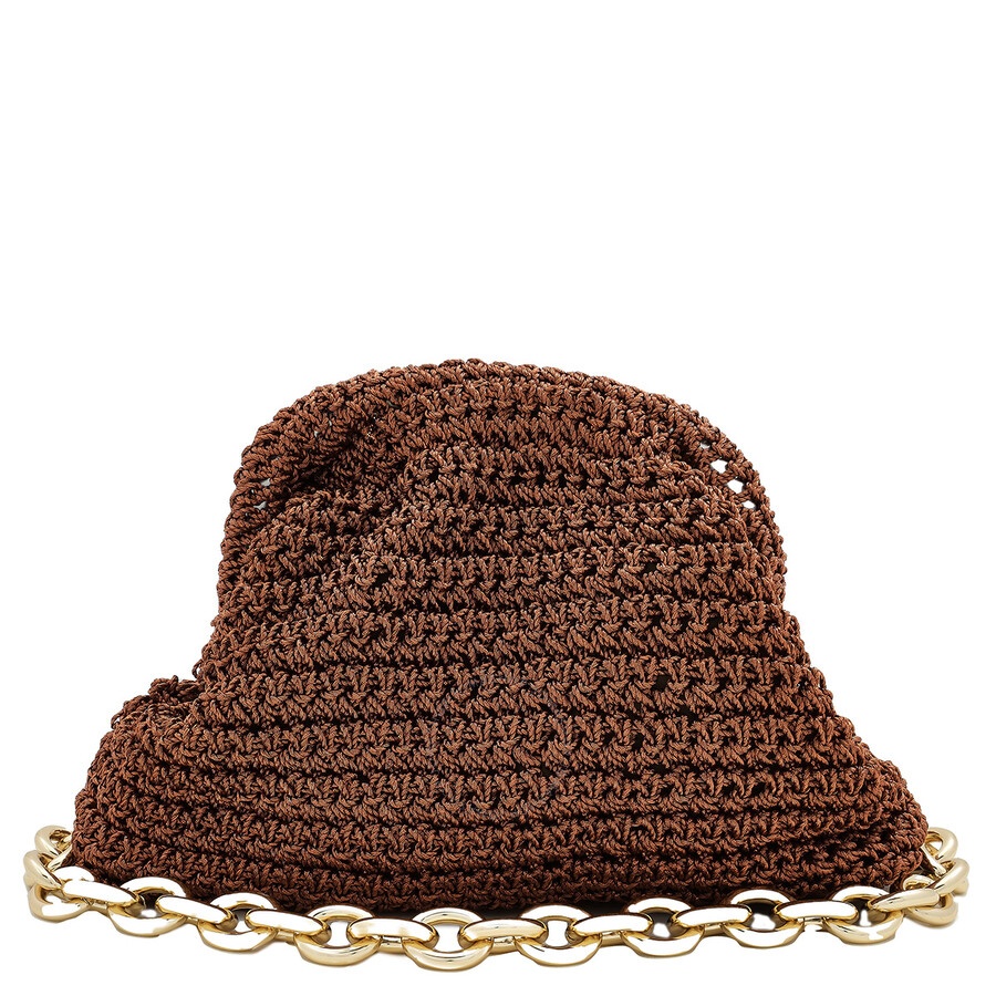 Maria La Rosa - Maria La Rosa Rust Mini Game Metallic Crochet Clutch - 5