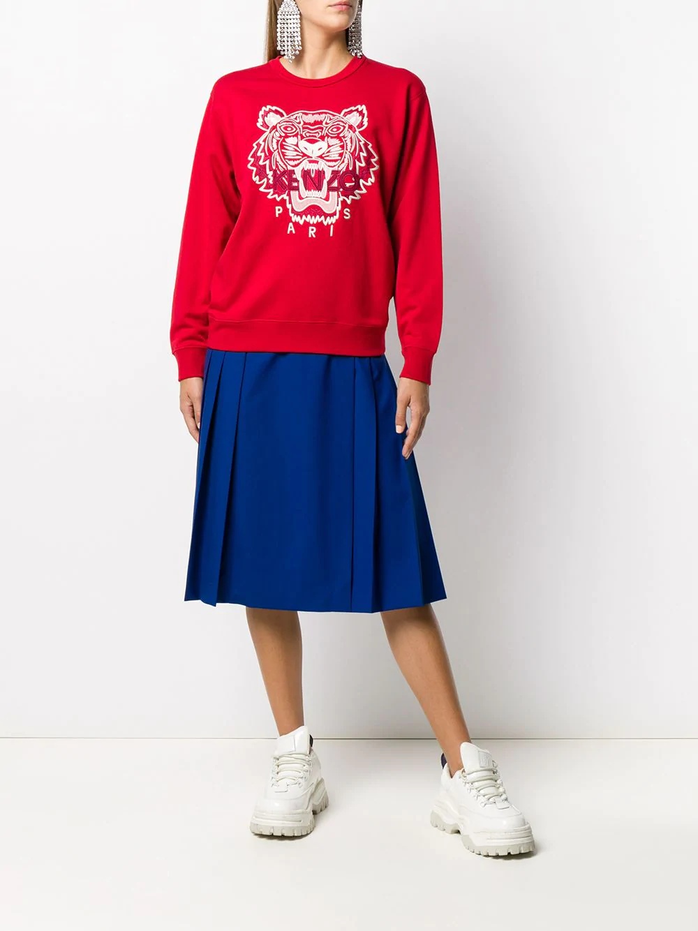 Tiger embroidered sweatshirt - 2