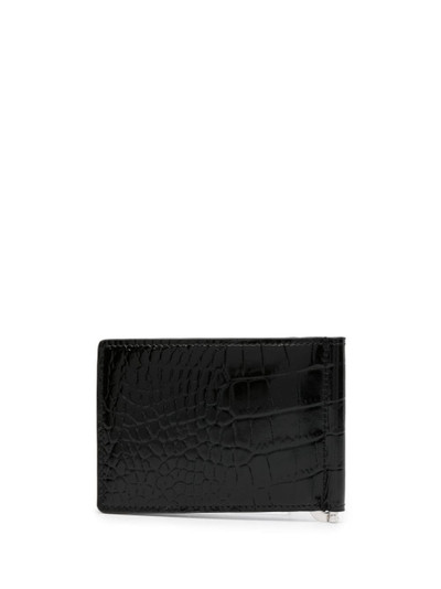 VERSACE Medusa-plaque leather bi-fold wallet outlook