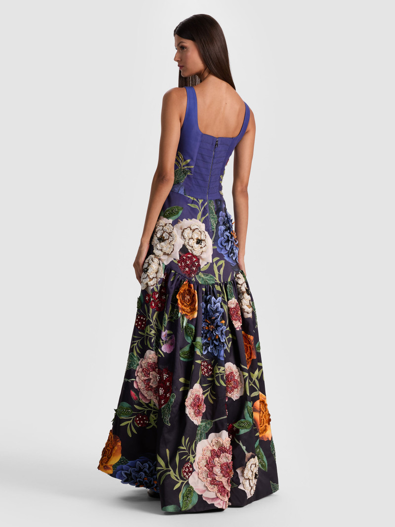 Alice + Olivia MAXINE EMBELLISHED GOWN outlook