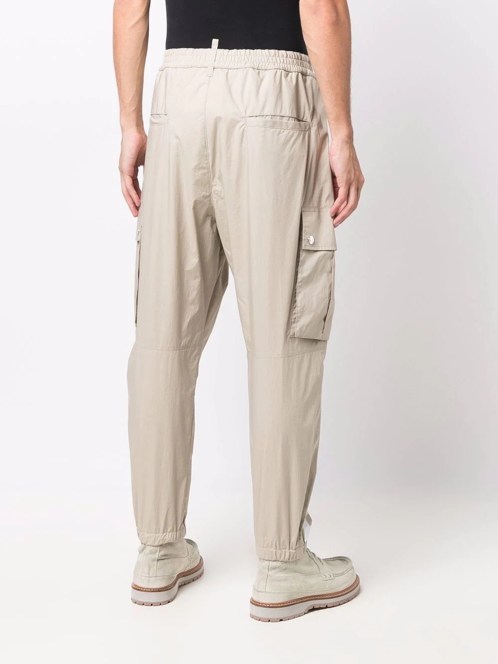 tapered-leg logo-print track pants - 4