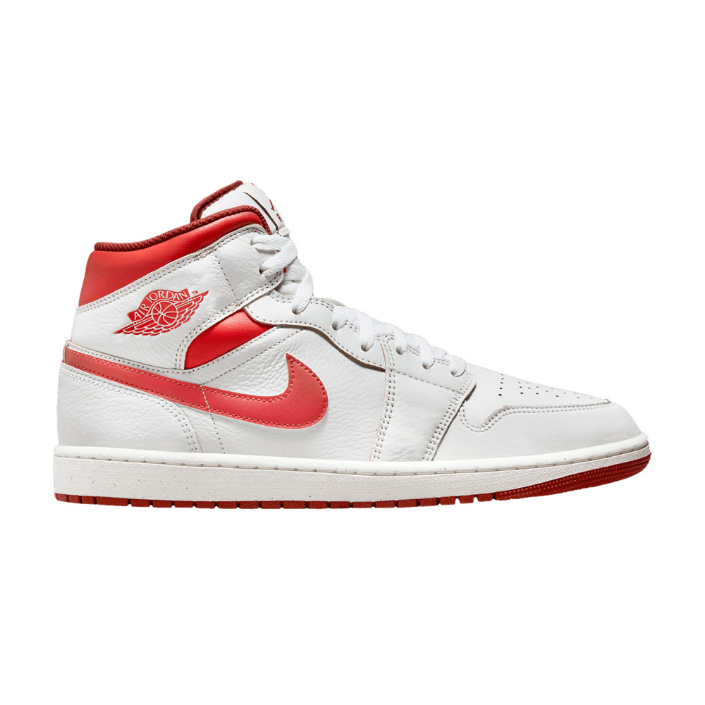 Air Jordan 1 Mid SE 'White Dune Red' - 1