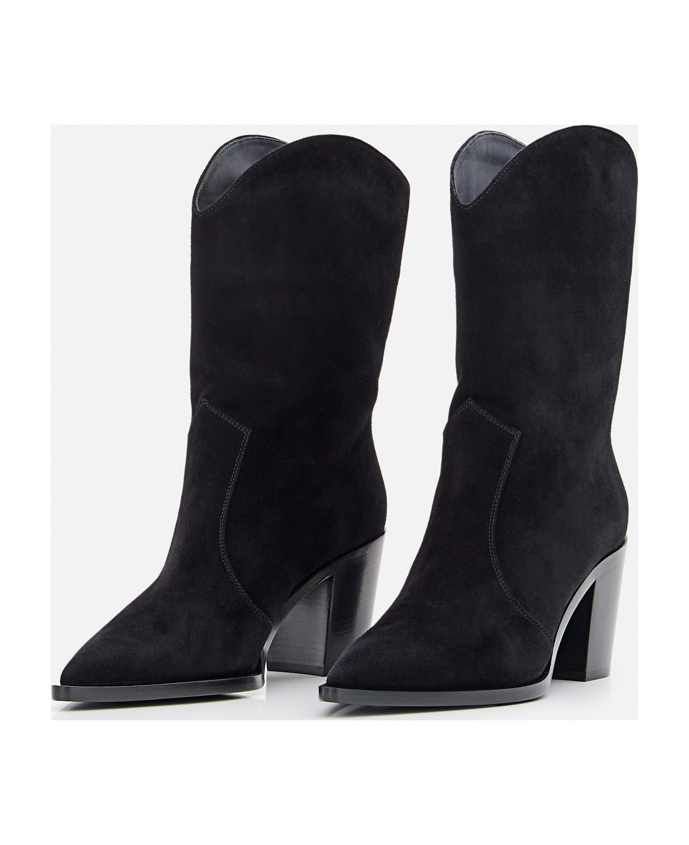 Denver Suede Texan Boots - 2