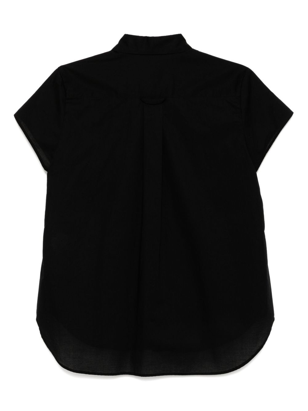 curved hem top - 2