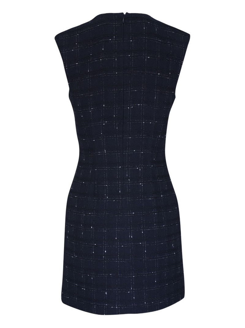 VERONICA BEARD checked sleeveless mini dress outlook
