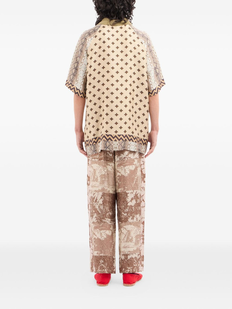 Aloe geometric-pattern polo shirt 4