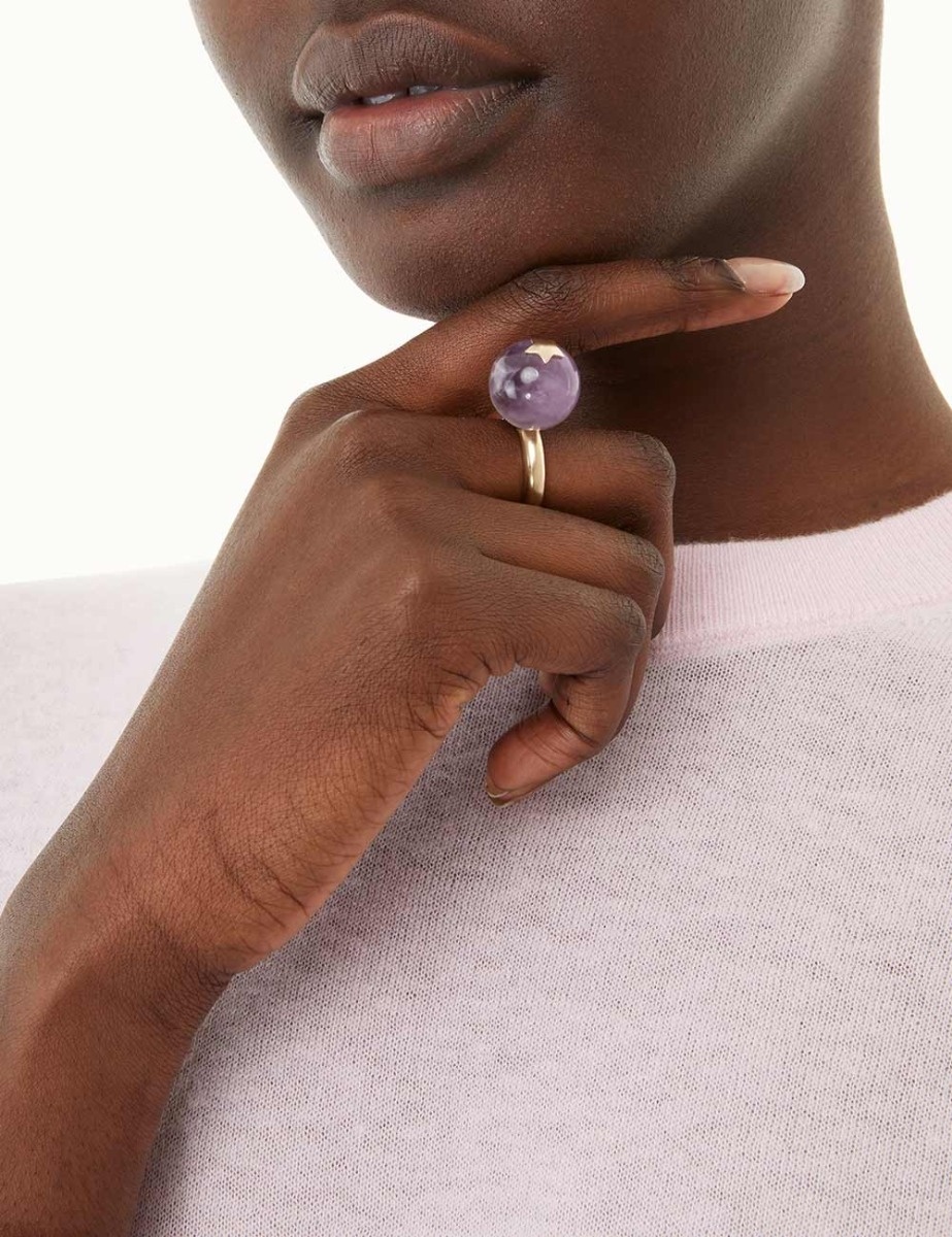 STATEMENT SEMI PRECIOUS RING - 2
