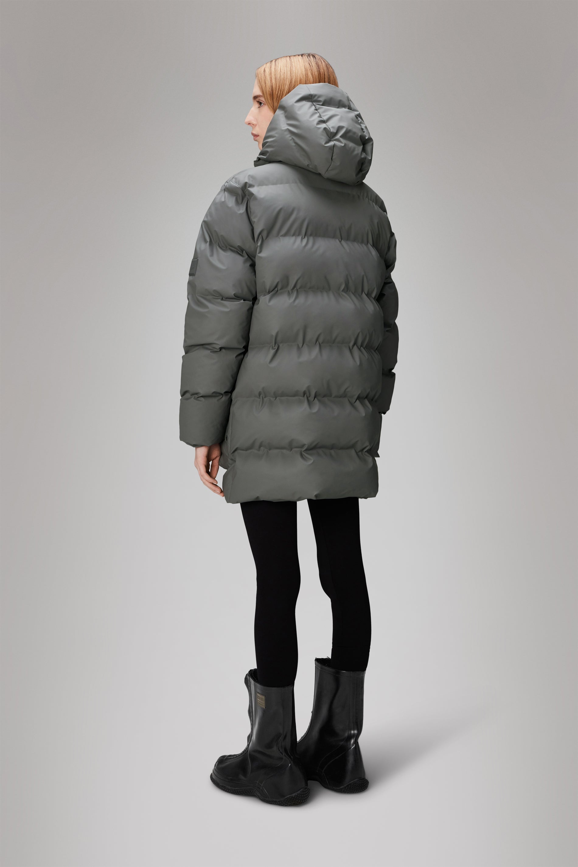 Alta Long Puffer Cargo Jacket - 3