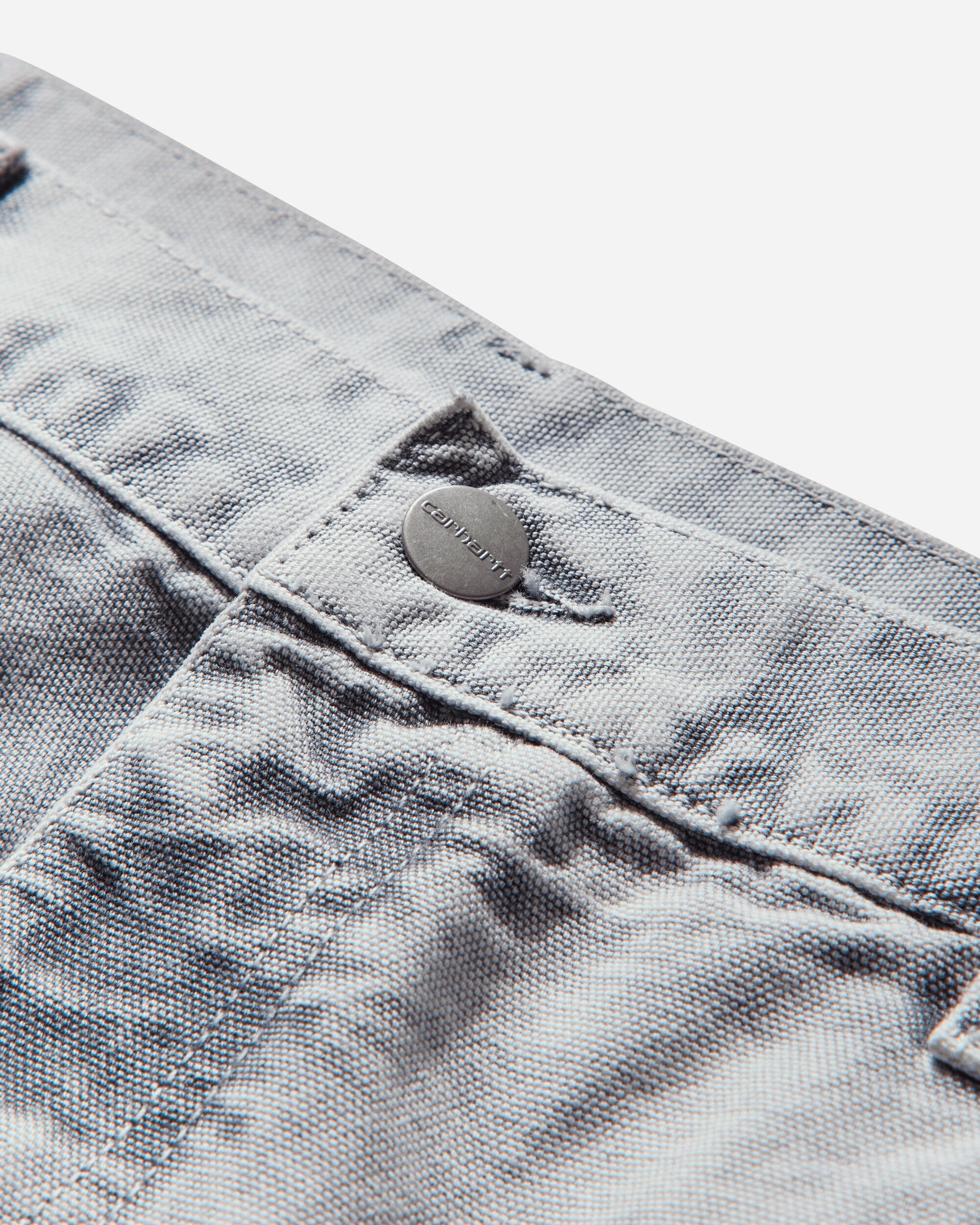 Men's Single Knee Pants Black (Chalk Wash) - 3
