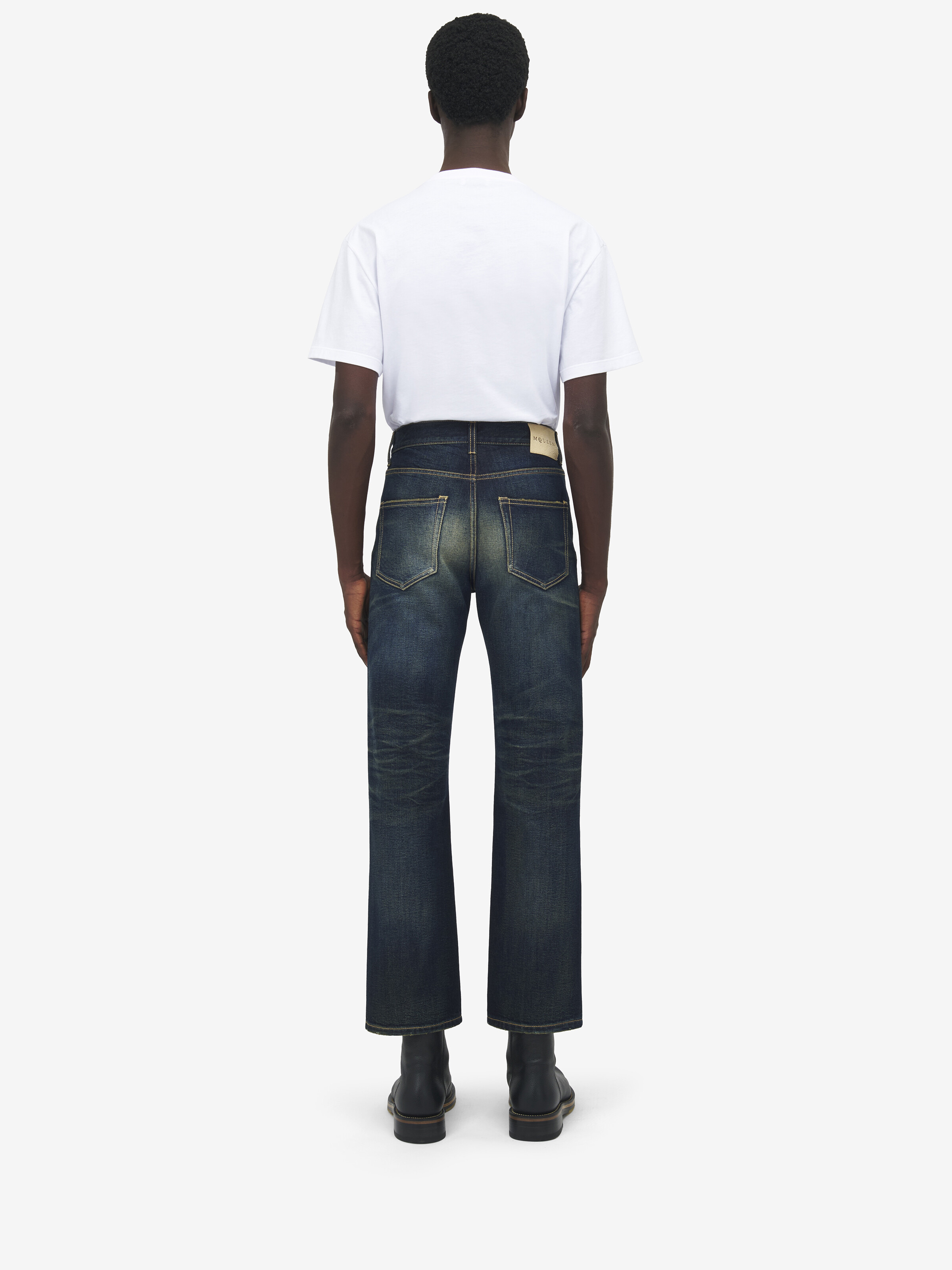 Darted Denim Jeans - 4