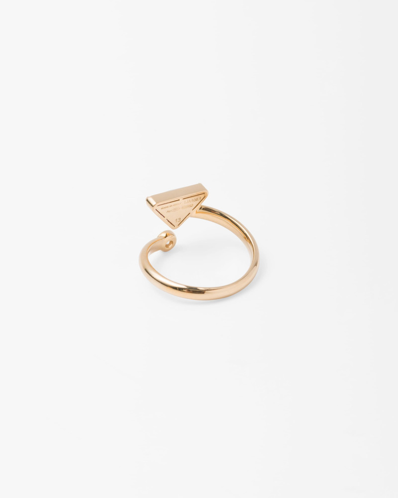 Eternal Gold contrarié ring in yellow gold with diamond and amethyst 5