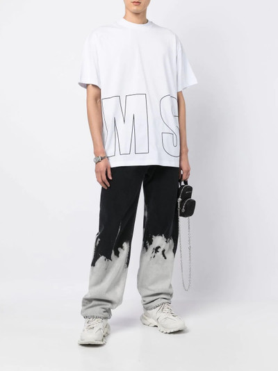 MSGM logo-print short-sleeve T-shirt outlook